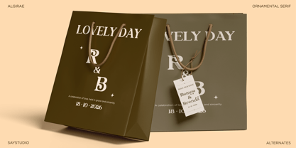 Algirae Font Poster 5