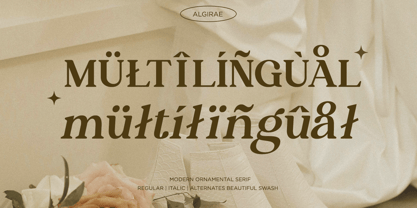 Algirae Font Poster 8