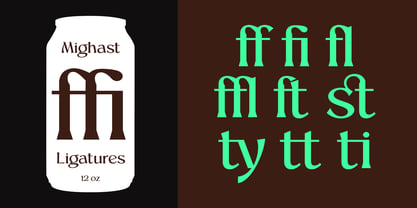 Mighast Font Poster 10