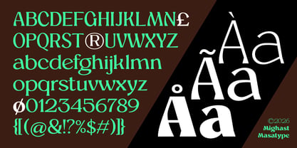 Mighast Font Poster 4