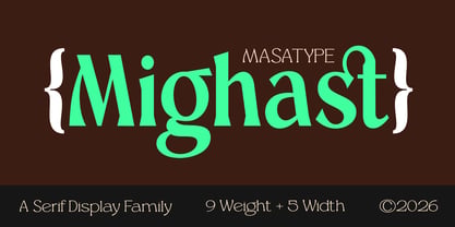 Mighast Font Poster 13
