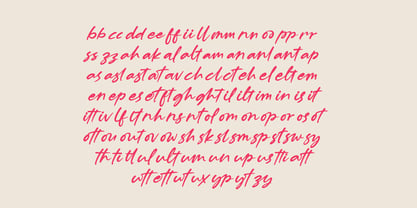 Muslyne Lettavella Font Poster 13