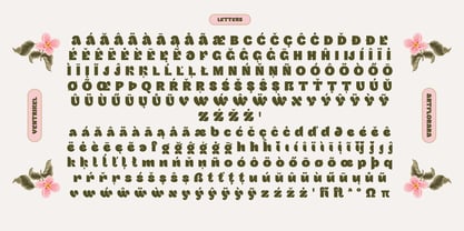 Ventrikel Font Poster 11