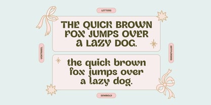 Ventrikel Font Poster 2