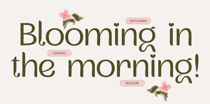 Ventrikel Font Poster 3