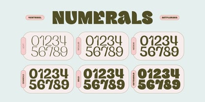 Ventrikel Font Poster 6