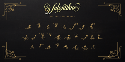 Valentikue Font Poster 10