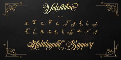 Valentikue Font Poster 12