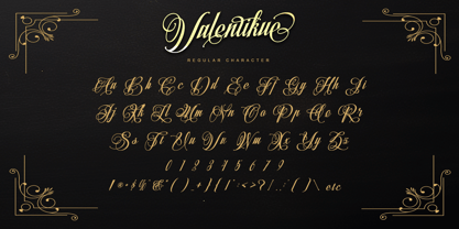 Valentikue Font Poster 9