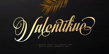 Valentikue Font Poster 15