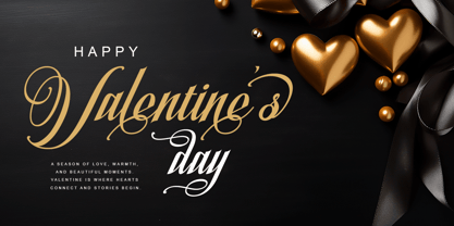 Valentikue Font Poster 1