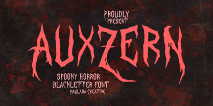 MC Auxzern Font Poster 1