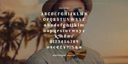 MC Theros Kerrned Font Poster 5