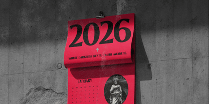 Brille Font Poster 6