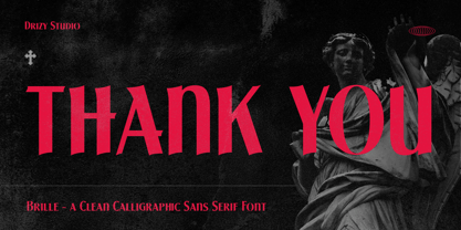 Brille Font Poster 8