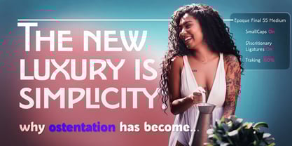 Epoque Final Font Poster 5