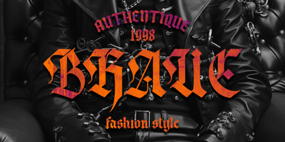 Dark Heritage Font Poster 2