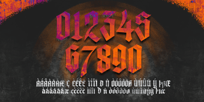 Dark Heritage Font Poster 10