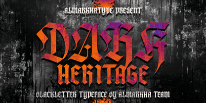 Dark Heritage Font Poster 1