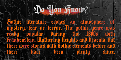 Dark Heritage Font Poster 7