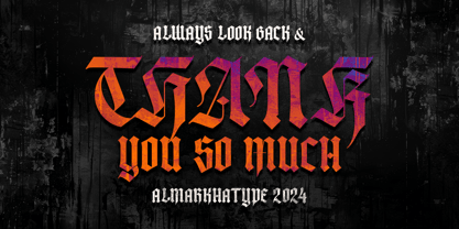 Dark Heritage Font Poster 11