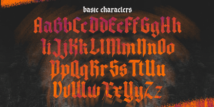 Dark Heritage Font Poster 8
