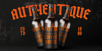 Dark Heritage Font Poster 3