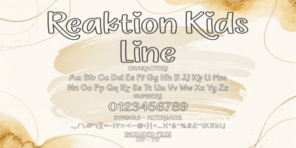 Reaktion Kids Font Poster 10