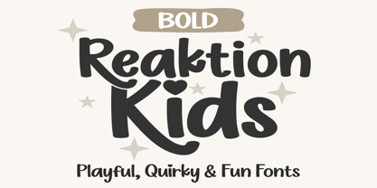 Reaktion Kids Font Poster 5