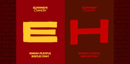 Emaro Font Poster 9
