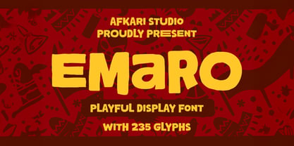 Emaro Font Poster 1