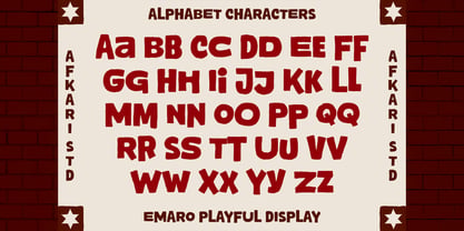 Emaro Font Poster 10