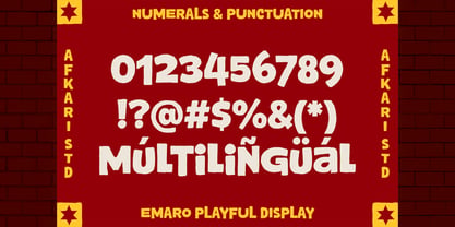 Emaro Font Poster 11