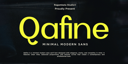 Qafine Font Poster 1