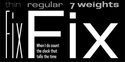 Easy Fix Font Poster 2