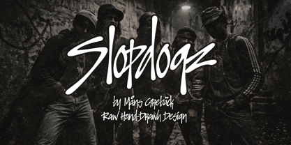 Slopdogz Font Poster 1