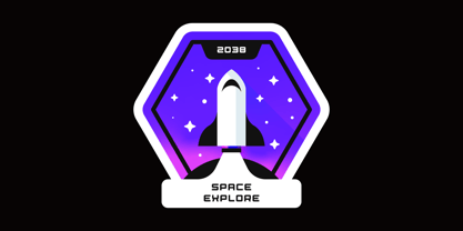 Spacecraft Font Poster 12