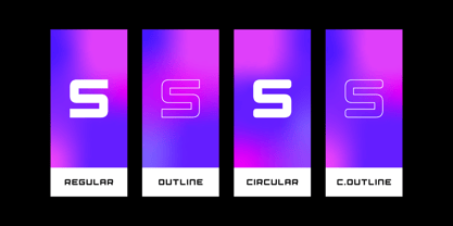 Spacecraft Font Poster 2