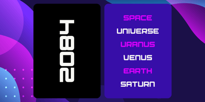 Spacecraft Font Poster 15