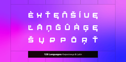 Spacecraft Font Poster 4