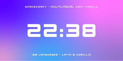 Spacecraft Font Poster 9