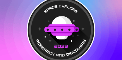 Spacecraft Font Poster 7