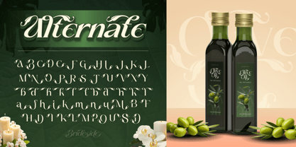 Brideside Font Poster 9