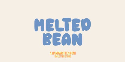 Melted Bean Font Poster 1