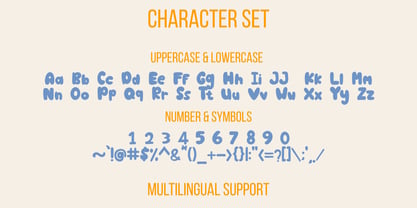 Melted Bean Font Poster 9