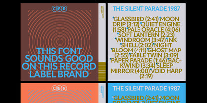 Capitale Font Poster 10