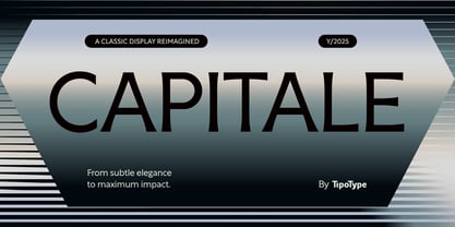 Capitale Font Poster 1