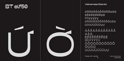 BT Elf50 Font Poster 8