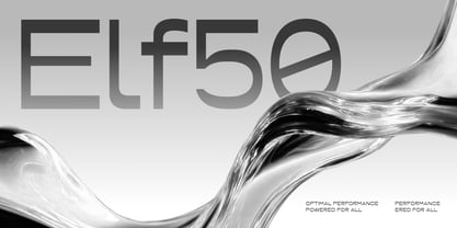 BT Elf50 Font Poster 1