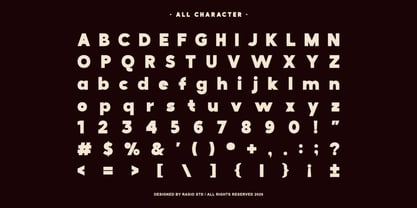 Boldeon Font Poster 2
